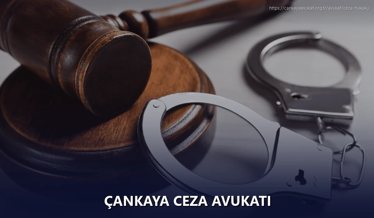 Çankaya Ceza Avukatı